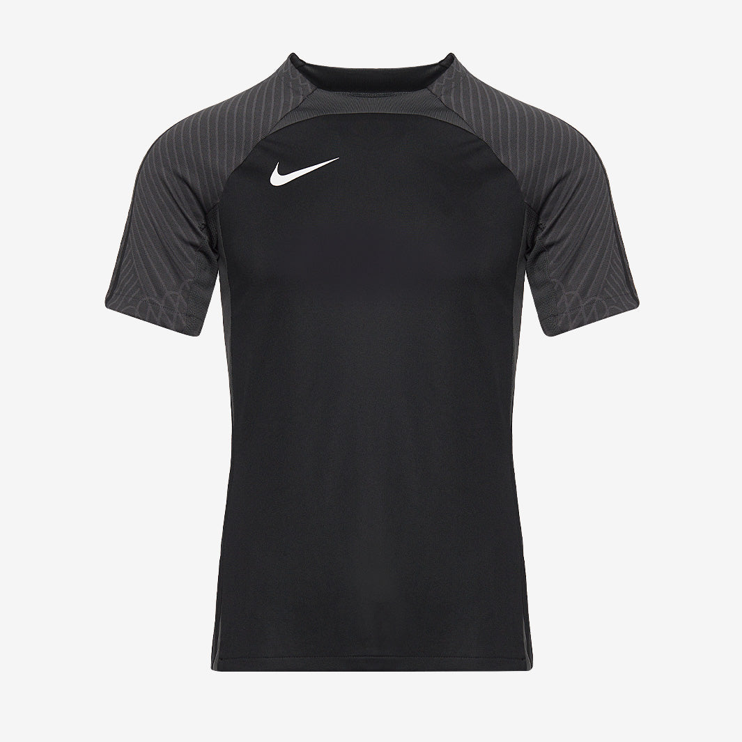 nike football training gear Dri-Fit Strike 23 SS Shirt - Black/Anthracite/White winning boxing groin guard wicking technology pinion-tooth:29T CNC Rennradgabel Carbon 3K