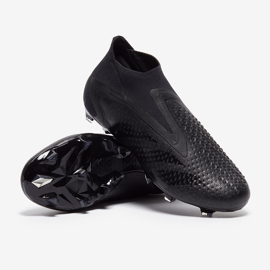adidas Predator Accuracy+ FG - Core Black/Core Black/White - Mens