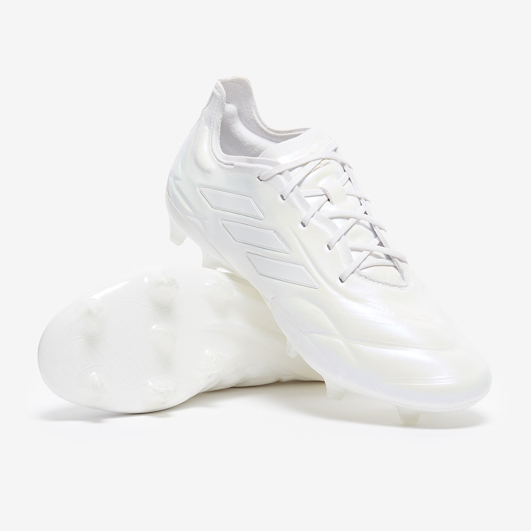 adidas Copa Pure.1 FG - White/White/Zero Met. - Mens Boots