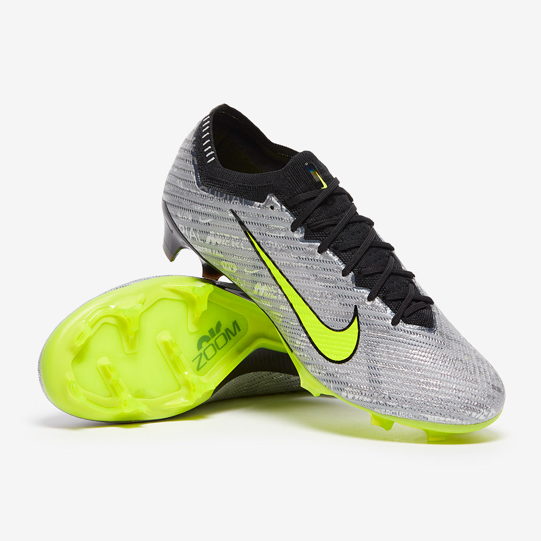 Nike Air Zoom Mercurial Vapor Elite XXV FG - Metallic Silver/Volt