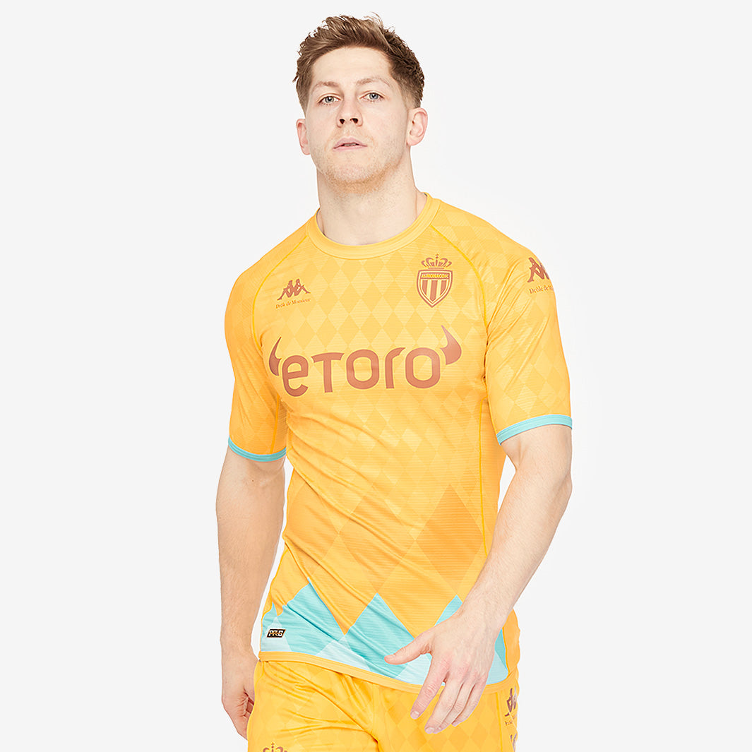 Kappa AS Monaco x Drole de Monsieur Kombat Pro GK Shirt - Yellow
