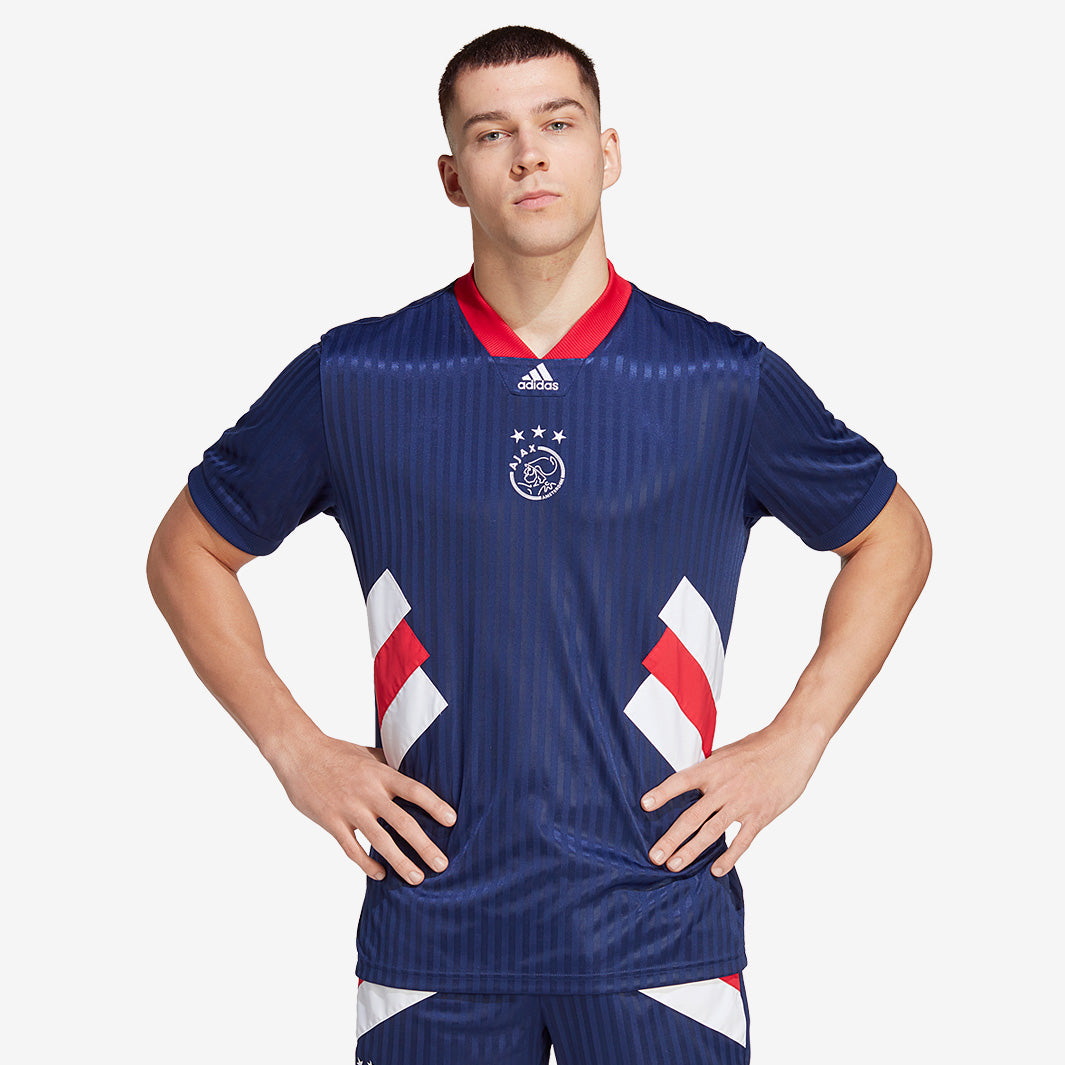 adidas Ajax 2023 Icon Shirt - Night Sky - Mens Replica