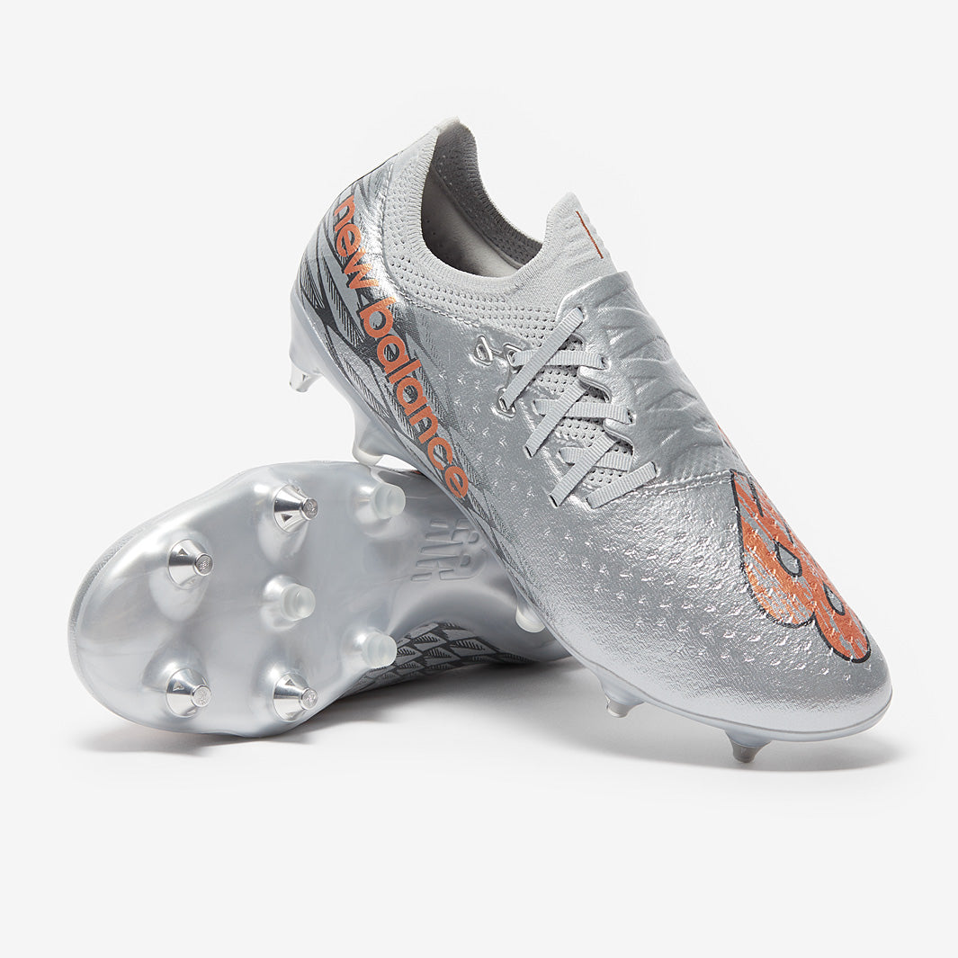 New Balance Furon V7 Pro SG - Silver - Mens Boots
