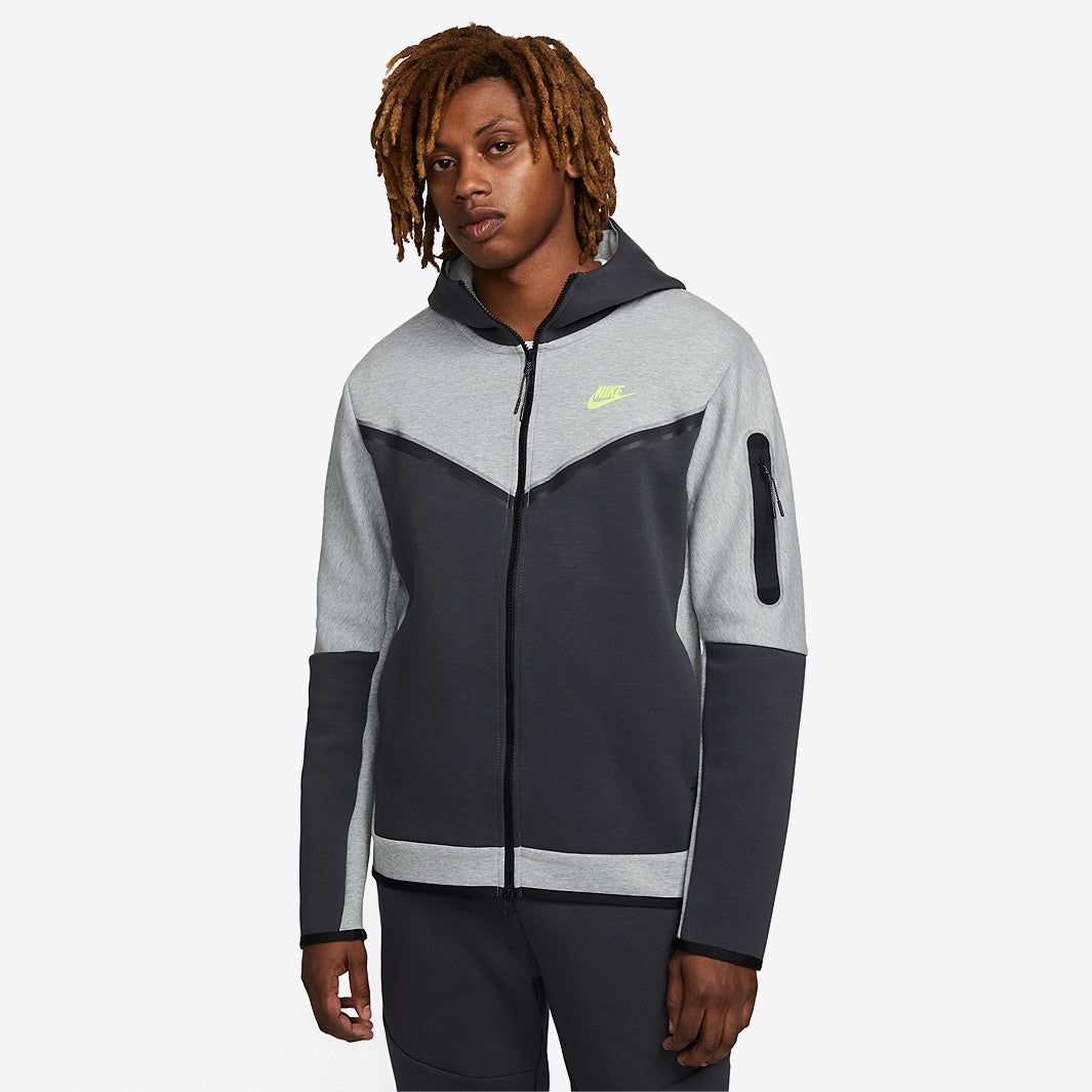 べ*ー様 テック NIKE Nike Sportswear Tech Fleece Full-Zip Hoodie - Dark Grey Heather