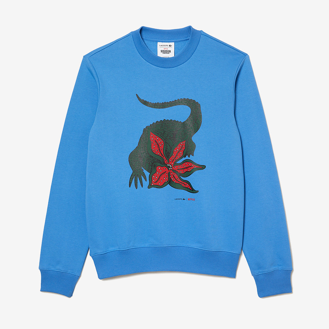 Lacoste x Netflix Stranger Things Fleece Sweatshirt - Ethereal Lacoste x Netflix Stranger Things Fleece Sweatshirt - Ethereal