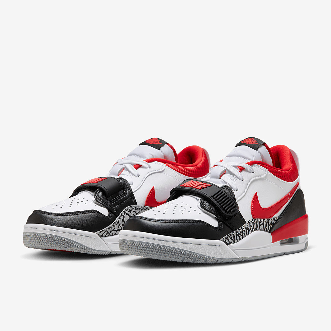Air Jordan Legacy 312 Low - White/Fire Red/Black/Wolf Grey - Mens