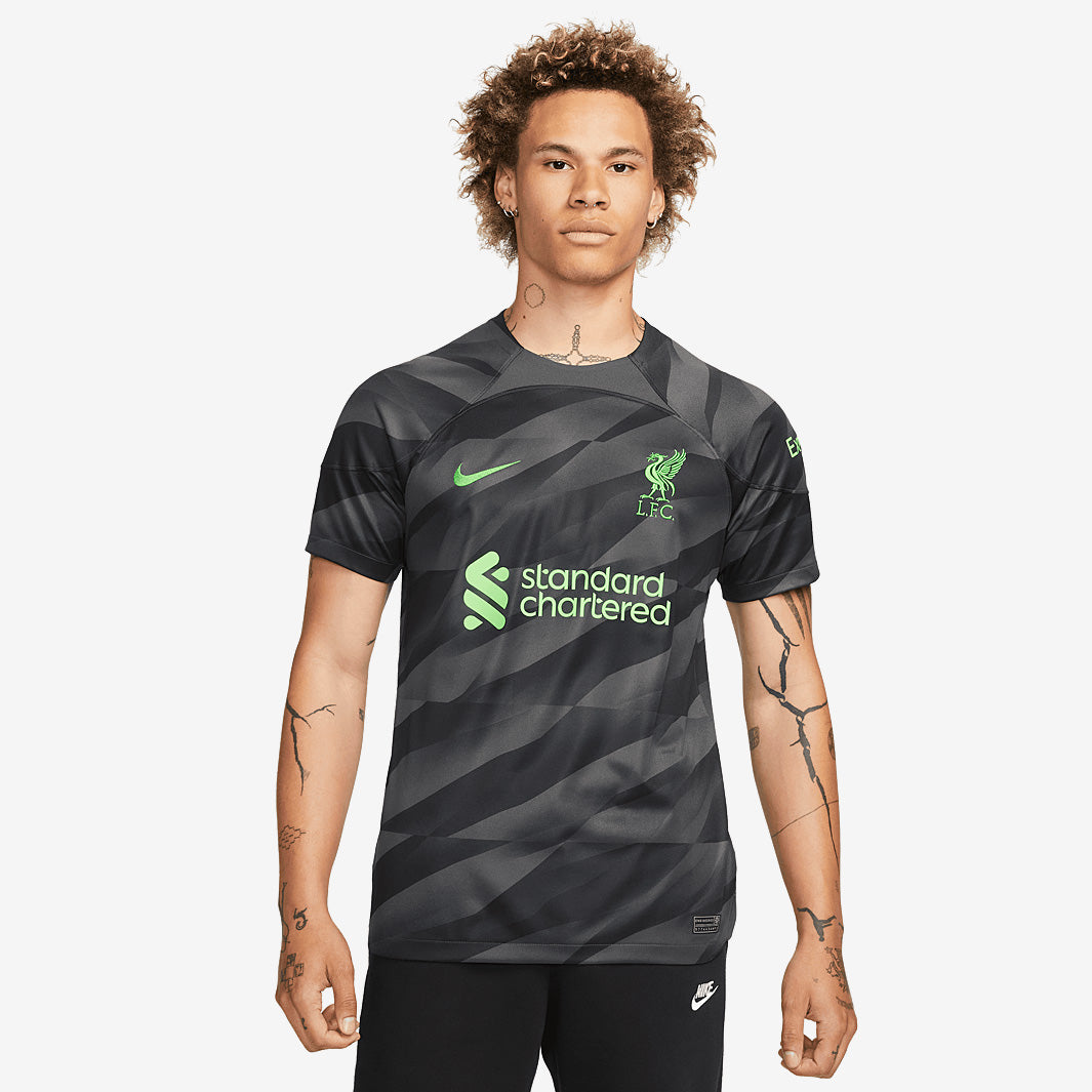 Nike Liverpool FC 23/24 GK Dri-Fit Stadium Shirt SS - Anthracite