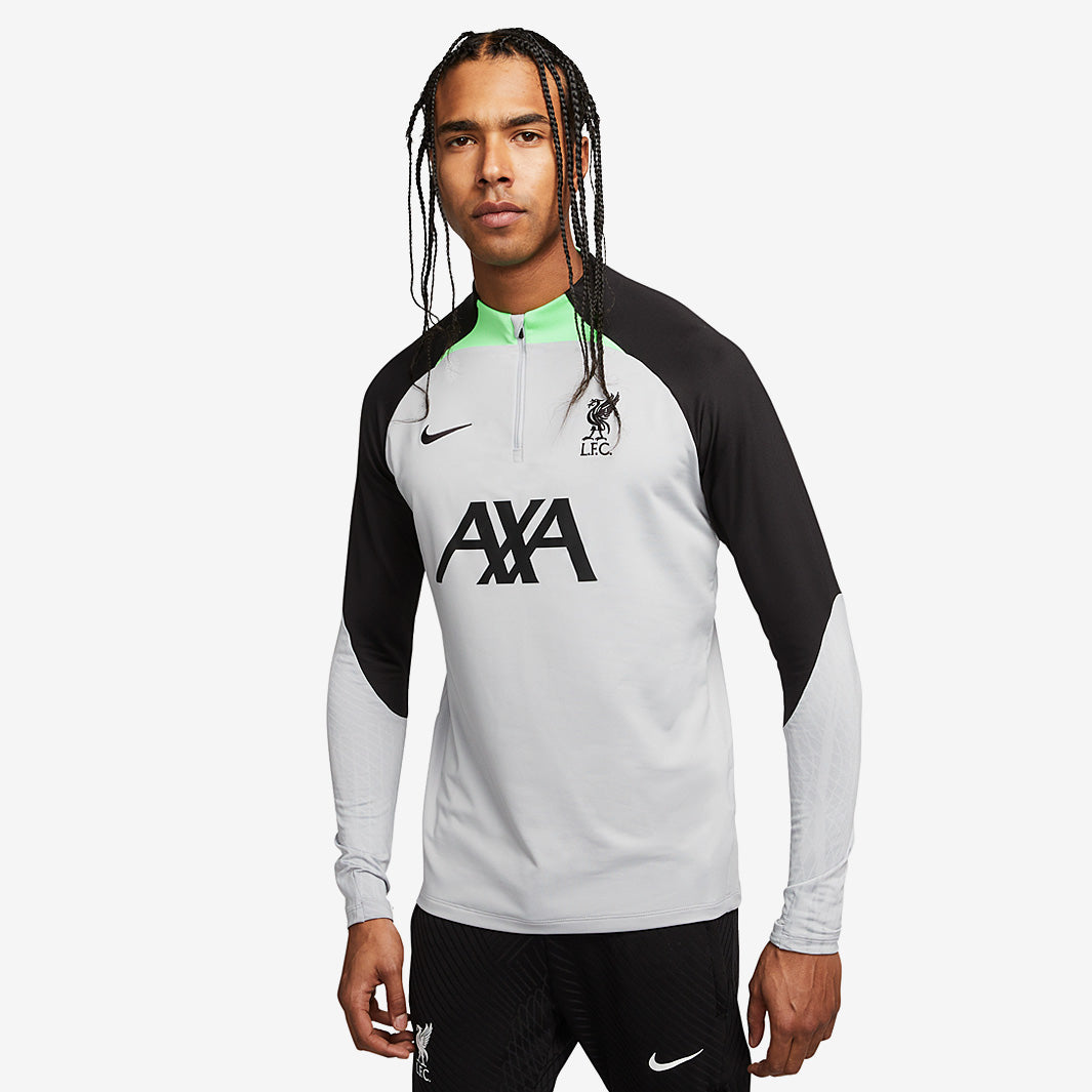Nike リバプールFC ドリルトップ Nike Liverpool FC 23/24 Dri-Fit Strike Drill Top - Wolf Grey