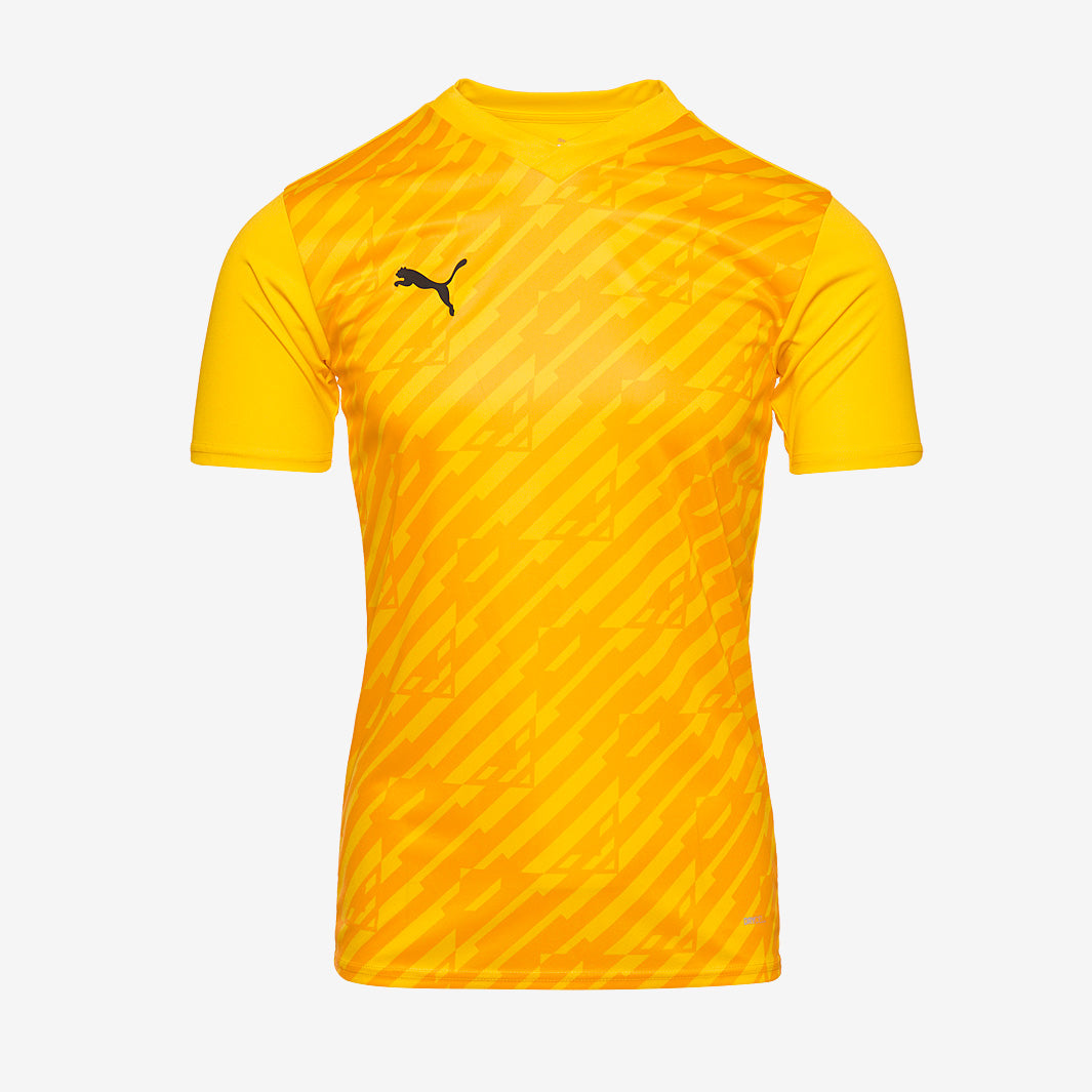 Puma Team Cup Ultimate SS Shirt - Cyber Yellow - Mens Football