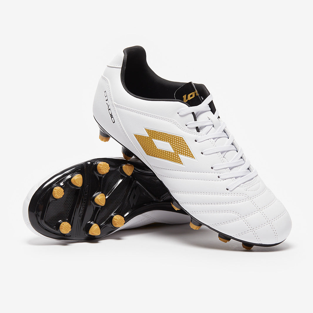 Lotto Stadio 705 FG - All White/Light Platino - Mens Boots