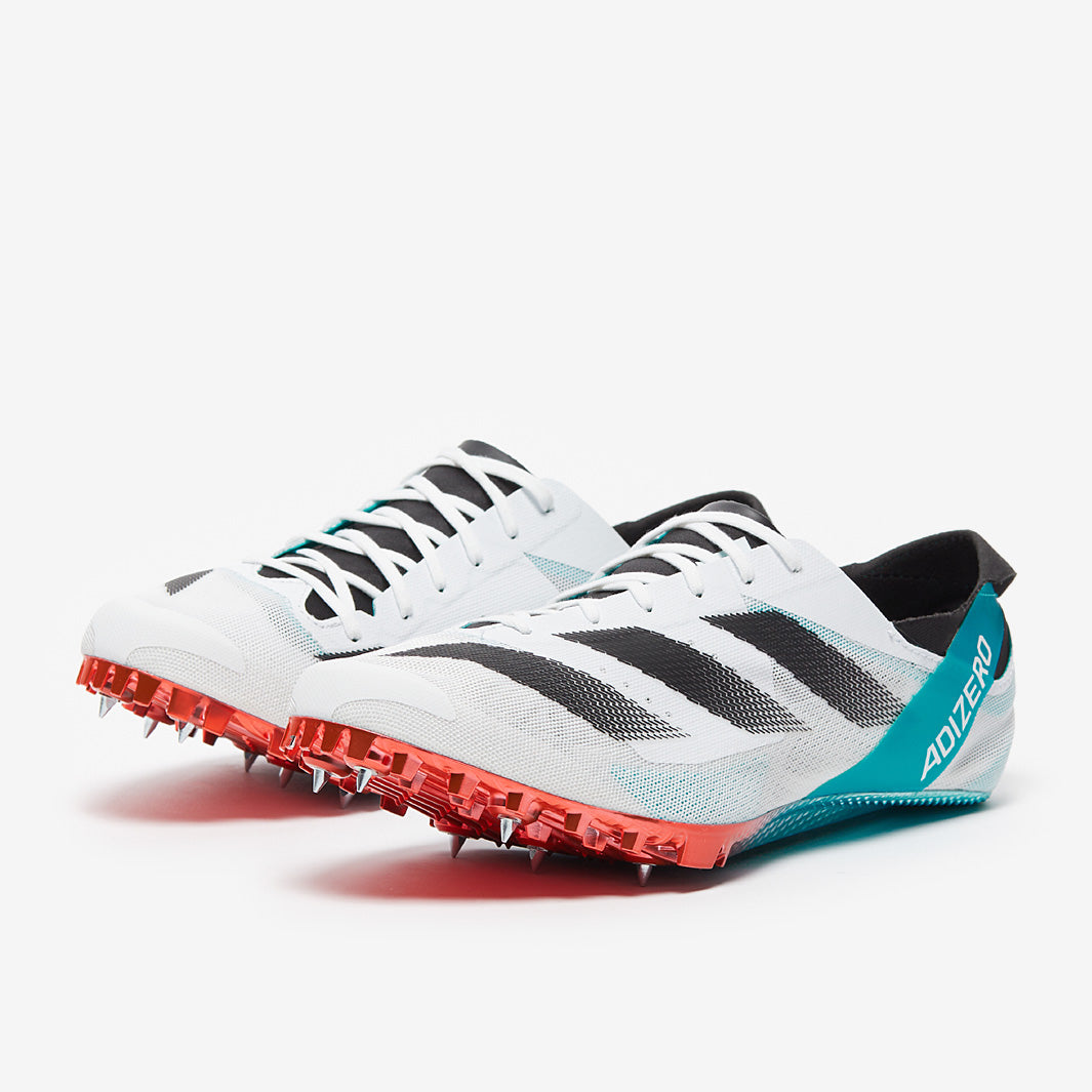 adidas adizero Finesse - Ftwr White/Core Black/Lucid Cyan - Mens Shoes