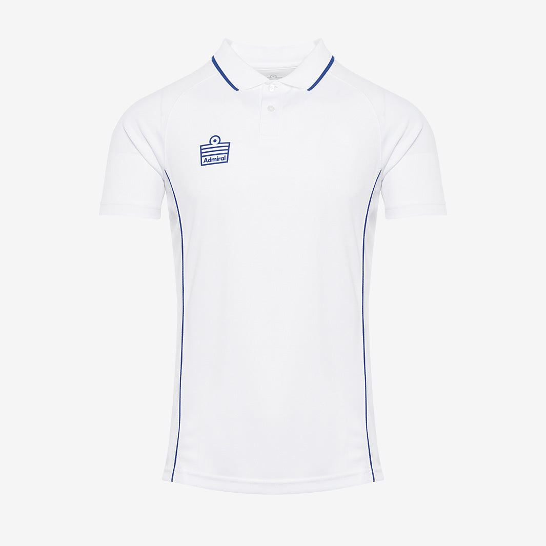 Admiral 2005 Test Shirt - White/Blue - Cricket Replica