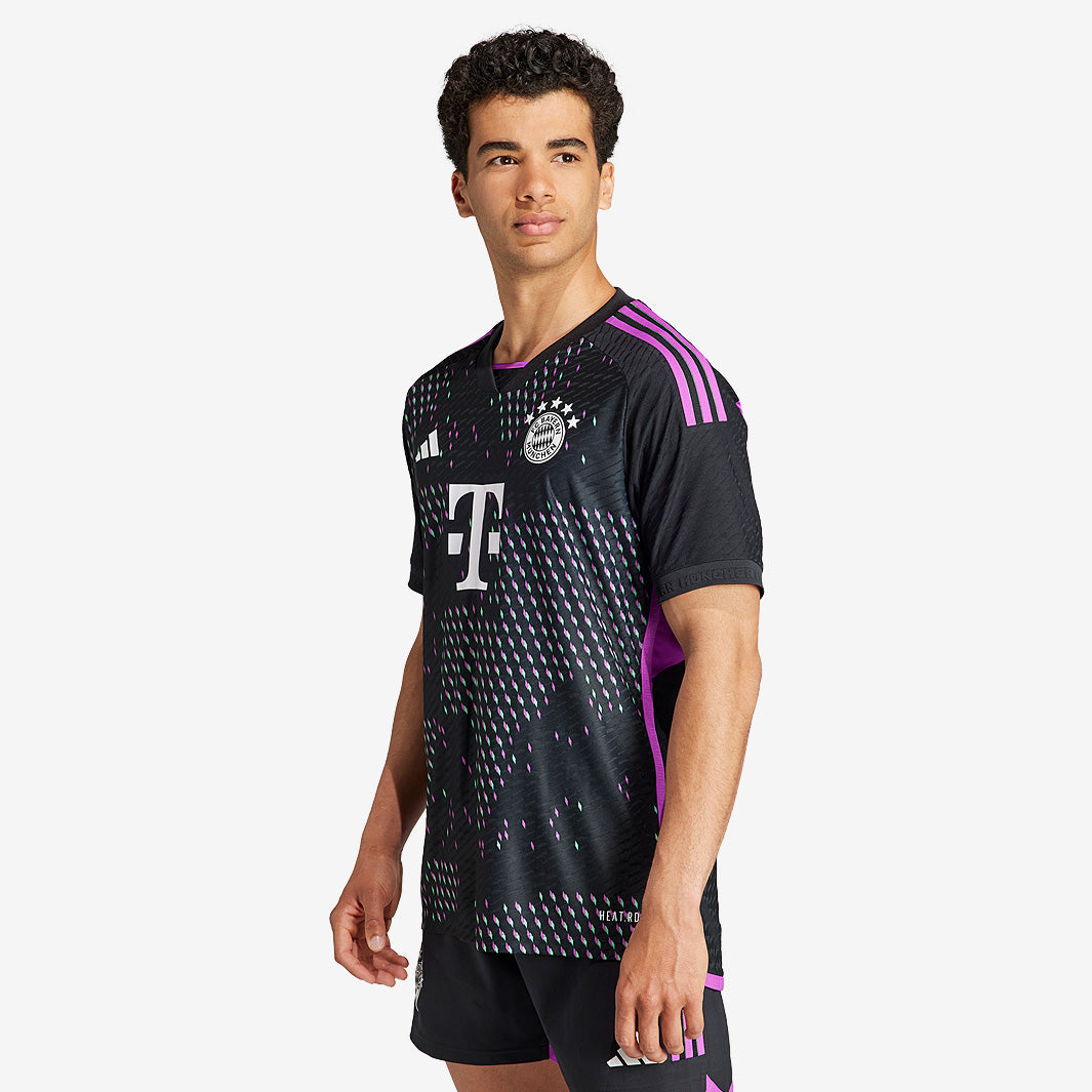 adidas Bayern Munich 23/24 Away Shirt Authentic - Black - Mens Replica