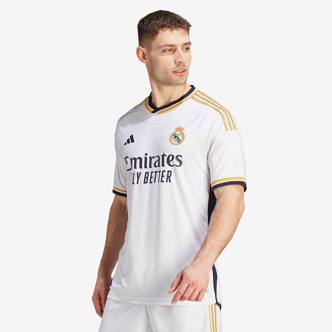 adidas Real Madrid 23/24 Home Shirt Authentic - White - Mens Replica