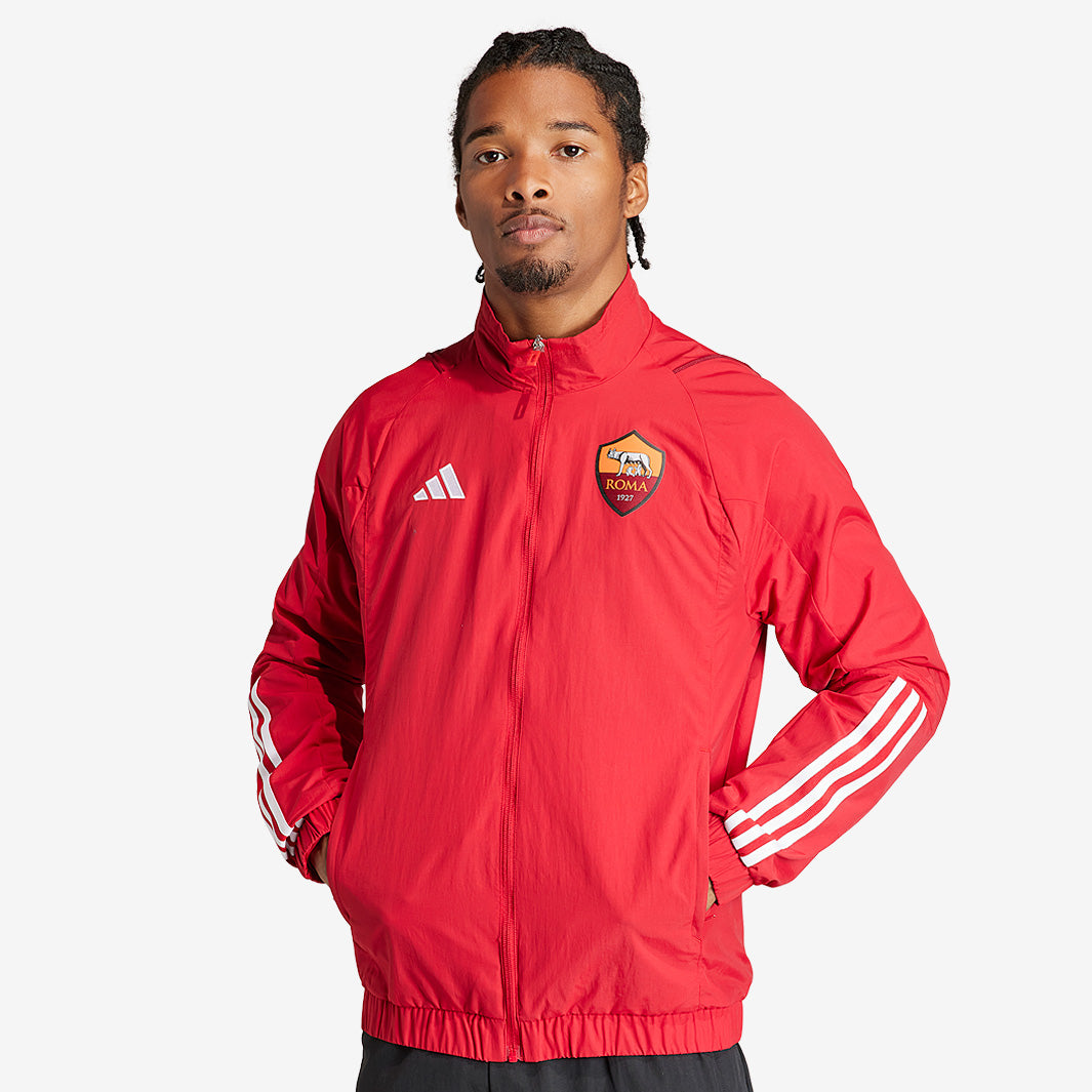 adidas Roma 23/24 Jacket - Team Power Red - Mens Replica