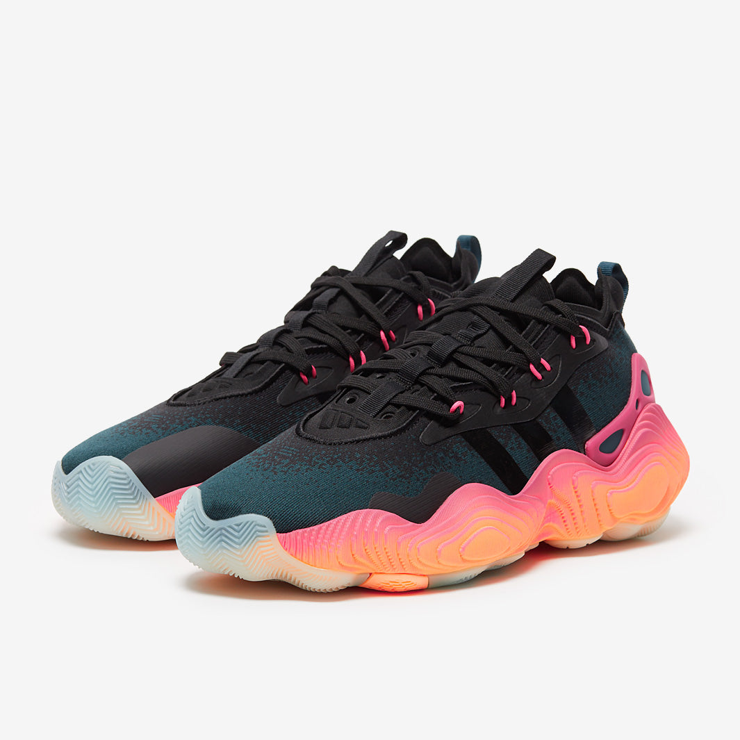 adidas Trae Young 3 - Arctic Night/Core Black/Acid Orange - Mens Shoes