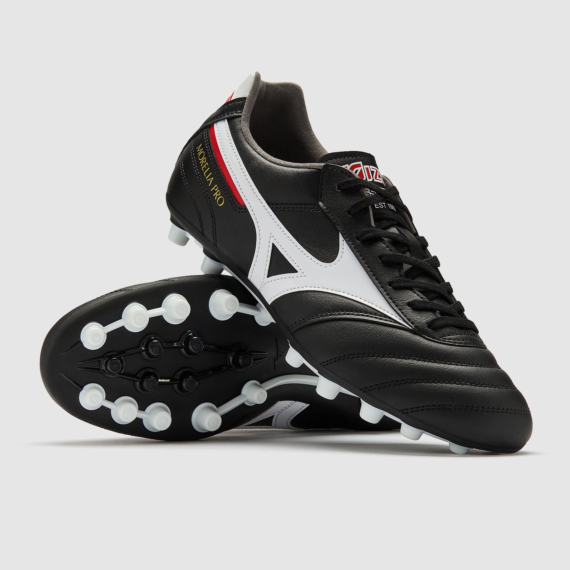 Mizuno Morelia II Pro Artificial Grass - Black/White/Chinese Red