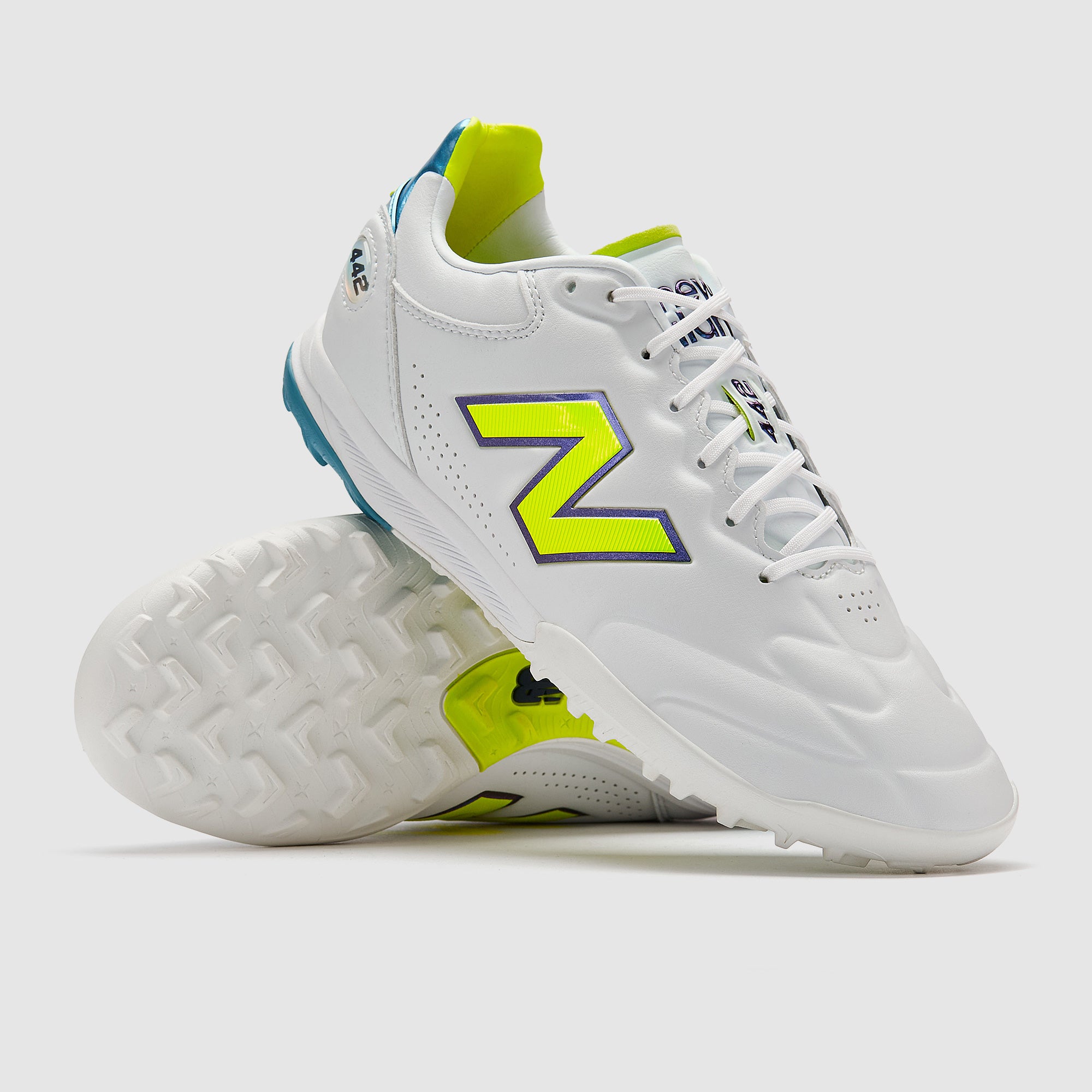 New Balance 442 V3 Elite Turf - NB 103 White/Alkaline Green