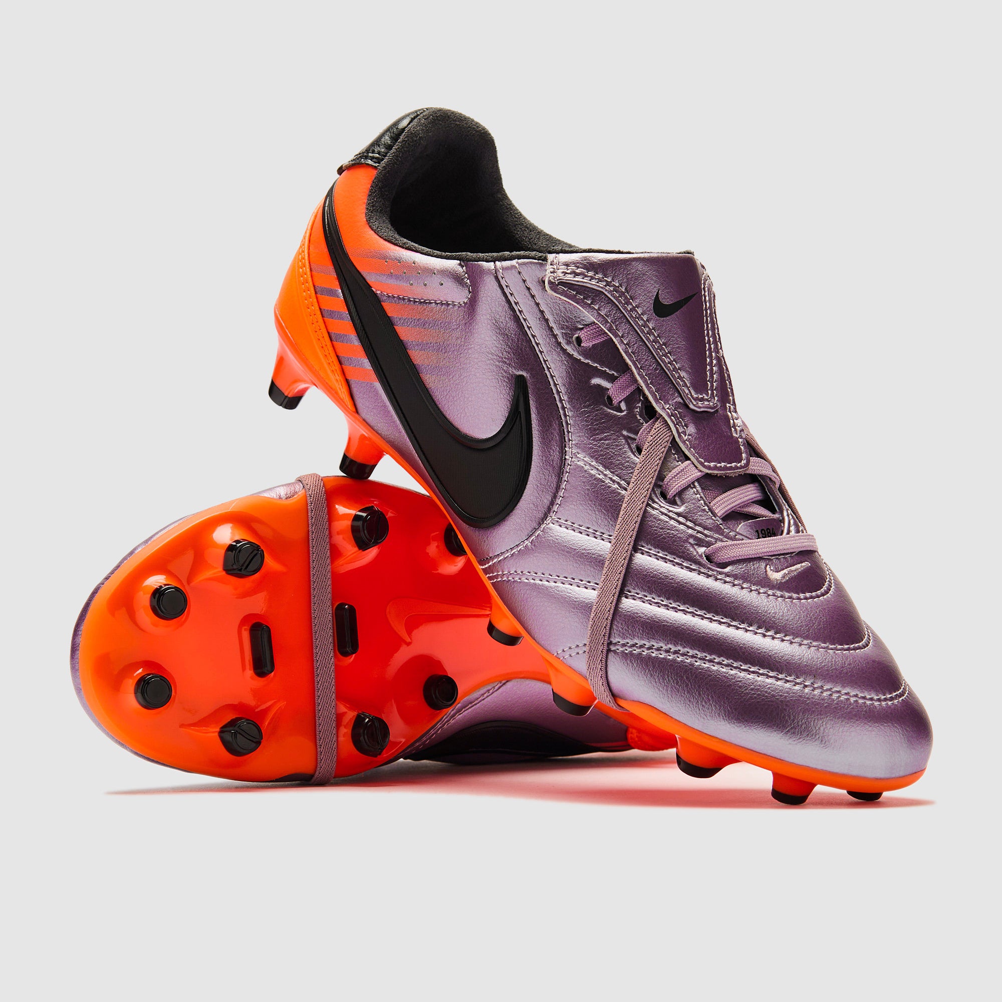 シューズ NIKE TIEMPO Ligera FG Nike Tiempo Ligera Pro Tongue Firm Ground - Bleached Lilac/Black