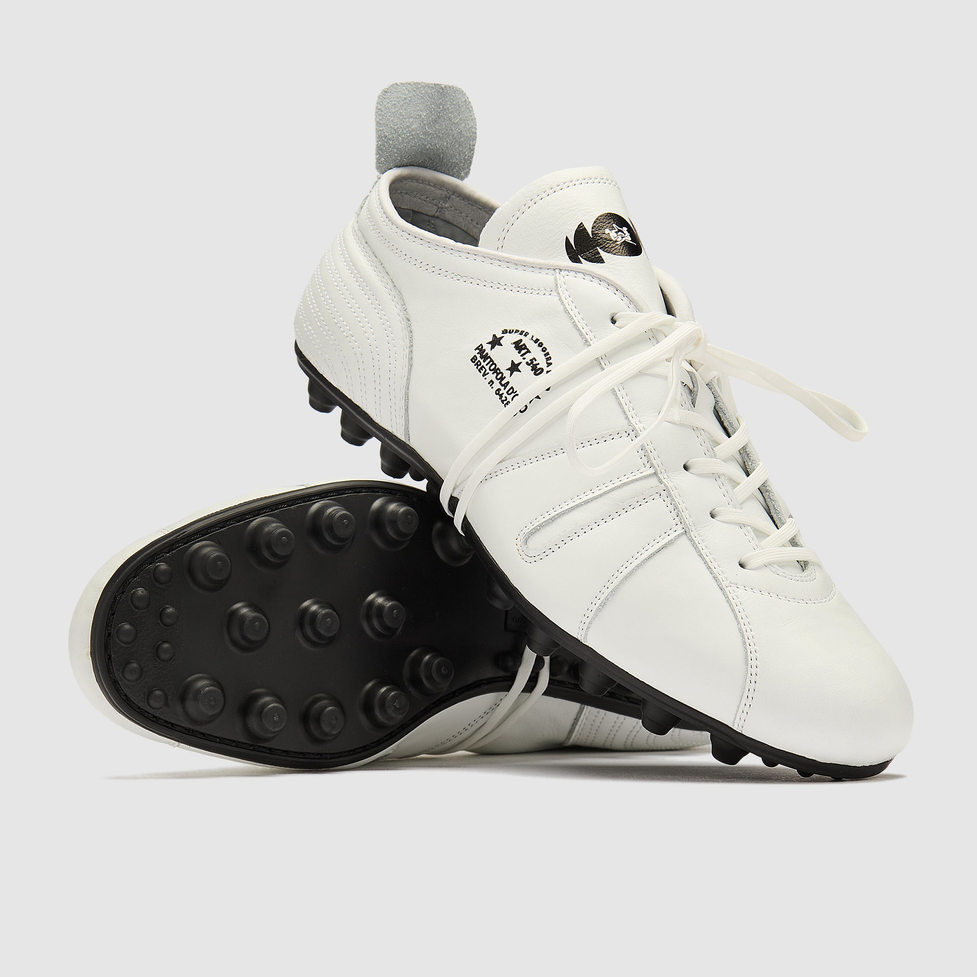 Pantofola d'Oro Superleggera 540 Leather Firm Ground - White