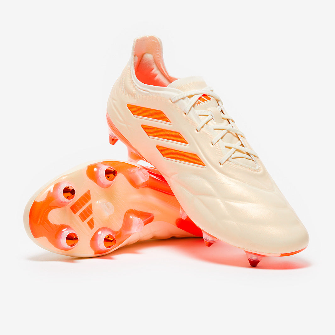 adidas Copa Pure.1 Soft Ground Boots Off White / Team Solar Orange