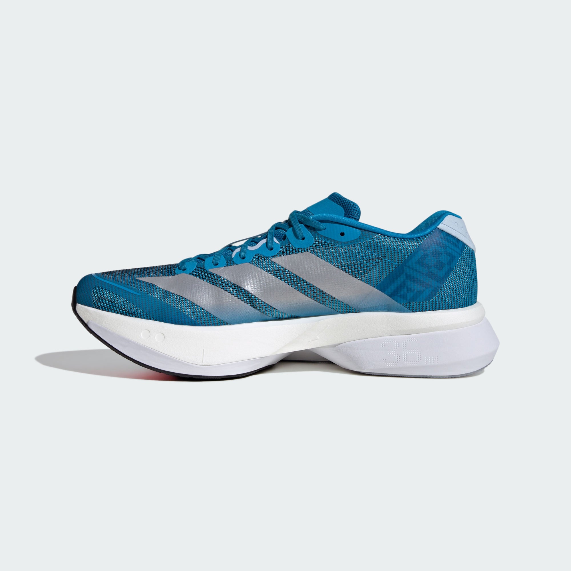 adidas adizero Boston 13 - Solar Blue/Silver Met./Dark Solar Blue
