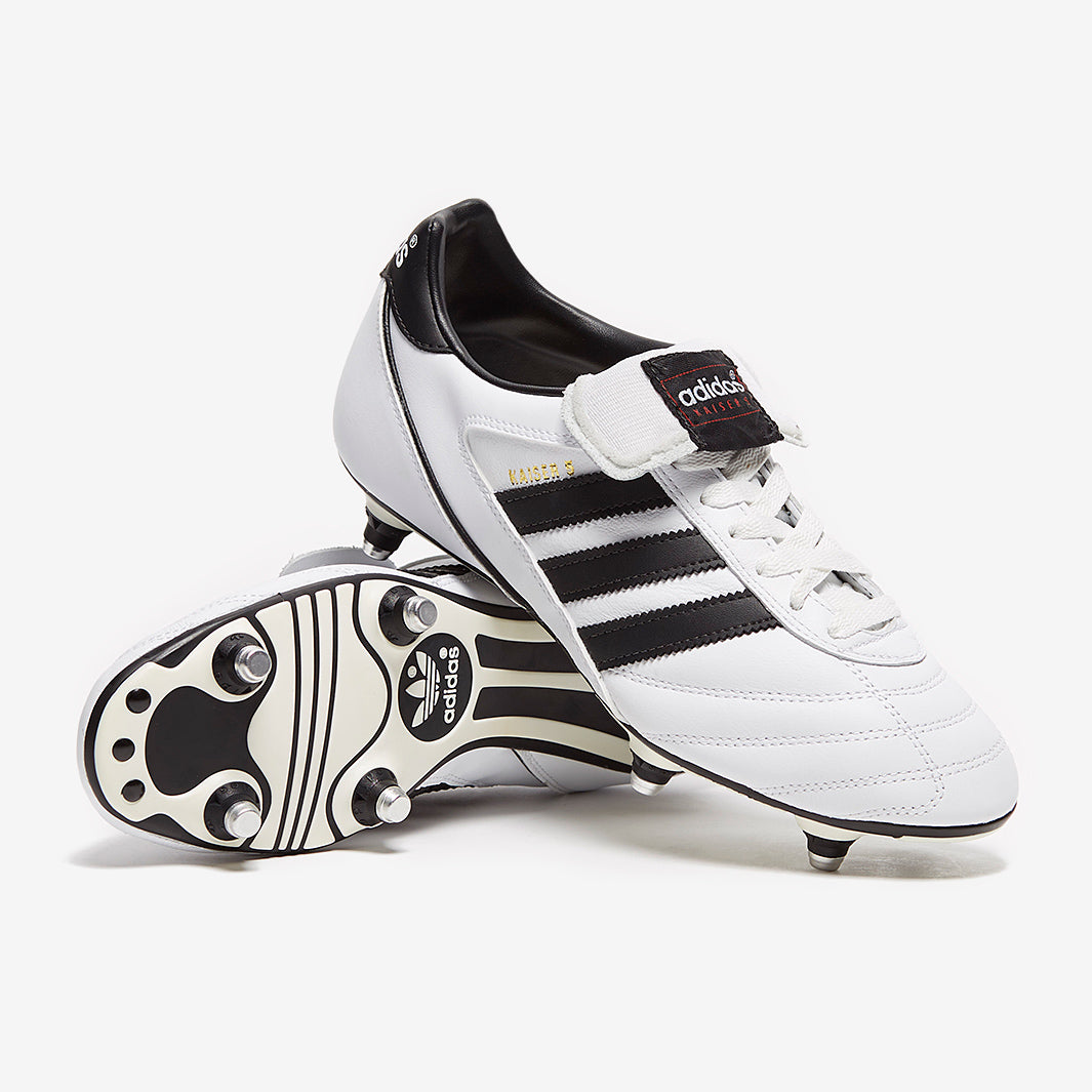 adidas Kaiser 5 Cup - Mens Boots - Soft Ground - White/Core Black