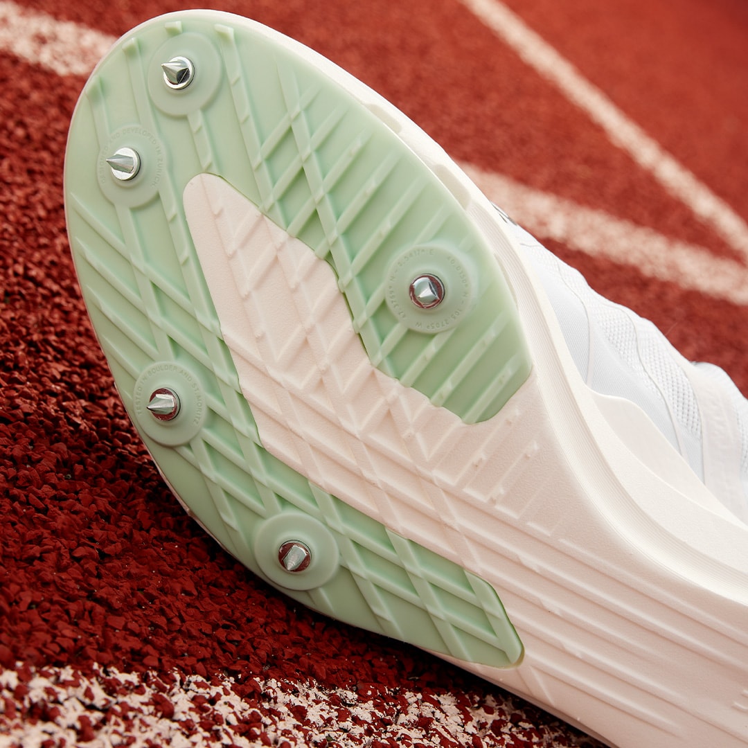 On Cloudspike 1500m- Undyed White / Mint - Mens Shoes | Pro:Direct