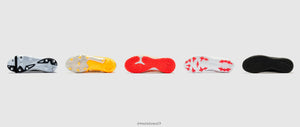 Mixture of Kids Football Boot Ground Types