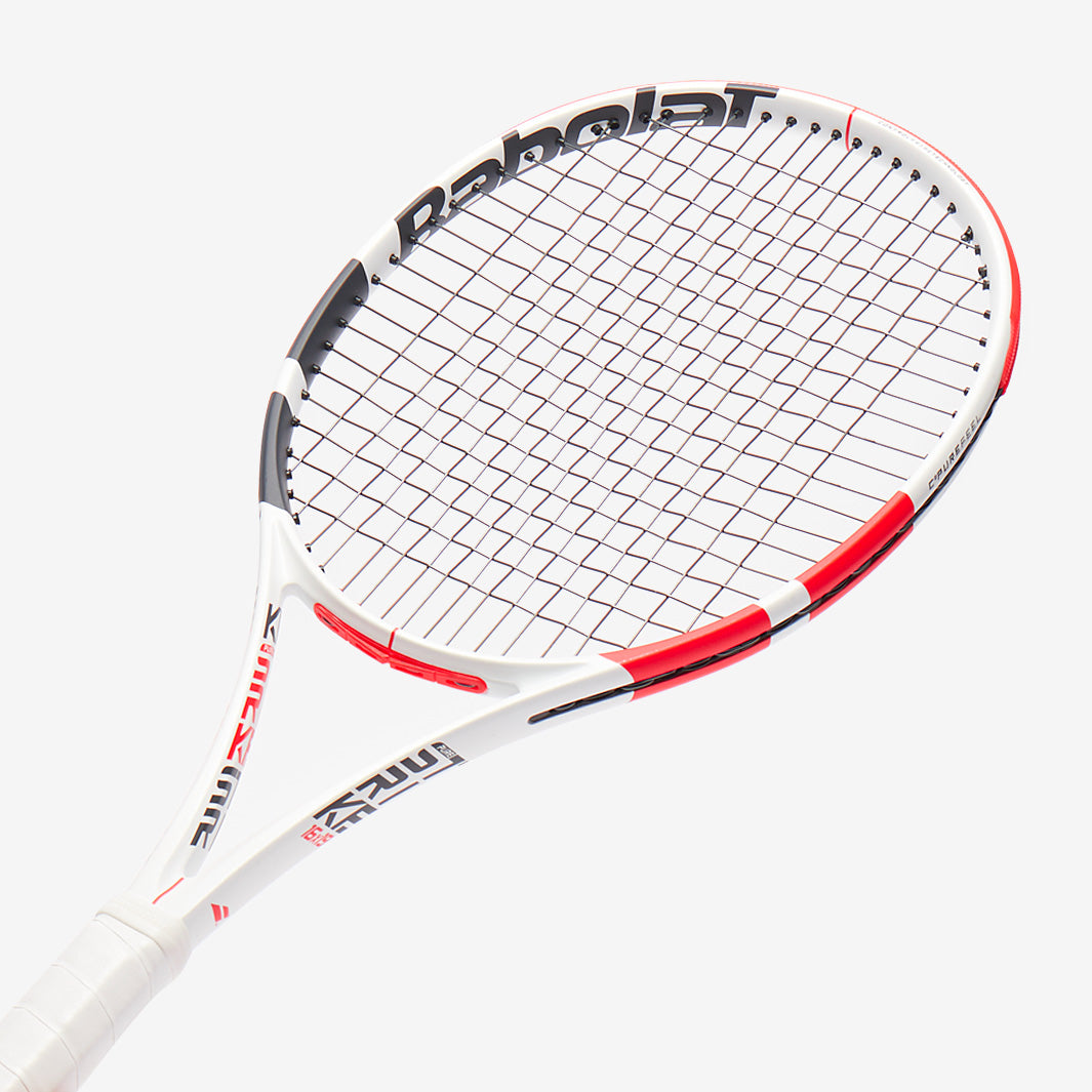 Strike Rackets Babolat Pure Strike 16/19 (Unstrung) - White/Red/Black - Mens Rackets