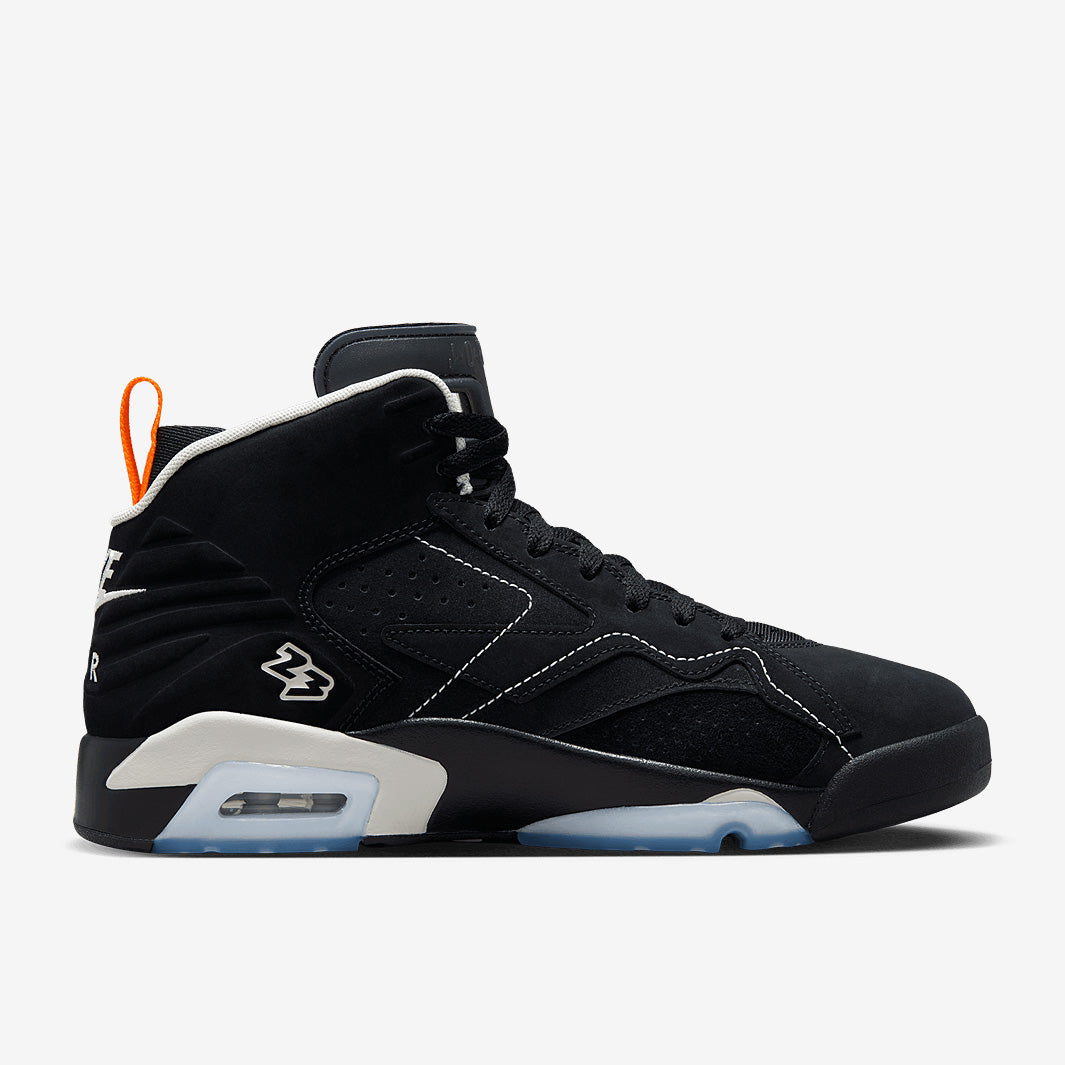 Jordan x PSG MVP - Black/Magma Orange/Light Bone - Mens Shoes