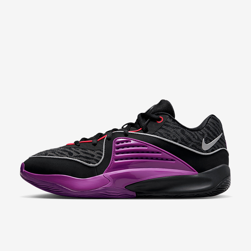 シューズ(男性用) NIKE KD16 kd16 Nike KD16 - Black/metallic Silver/Vivid Purple - Mens Shoes
