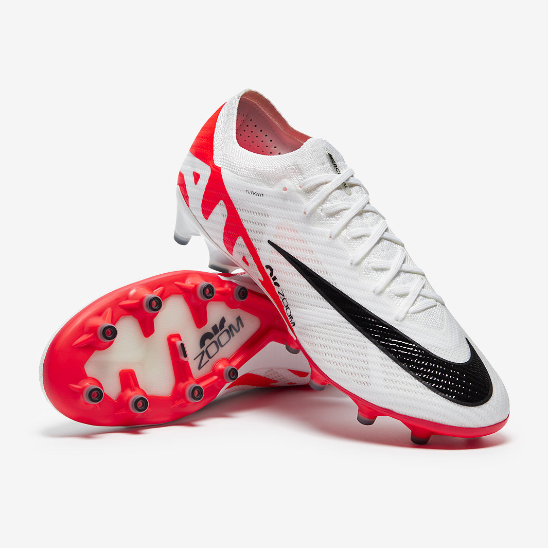 Nike Air Zoom Mercurial Vapor XV Elite AG - White/Bright Crimson