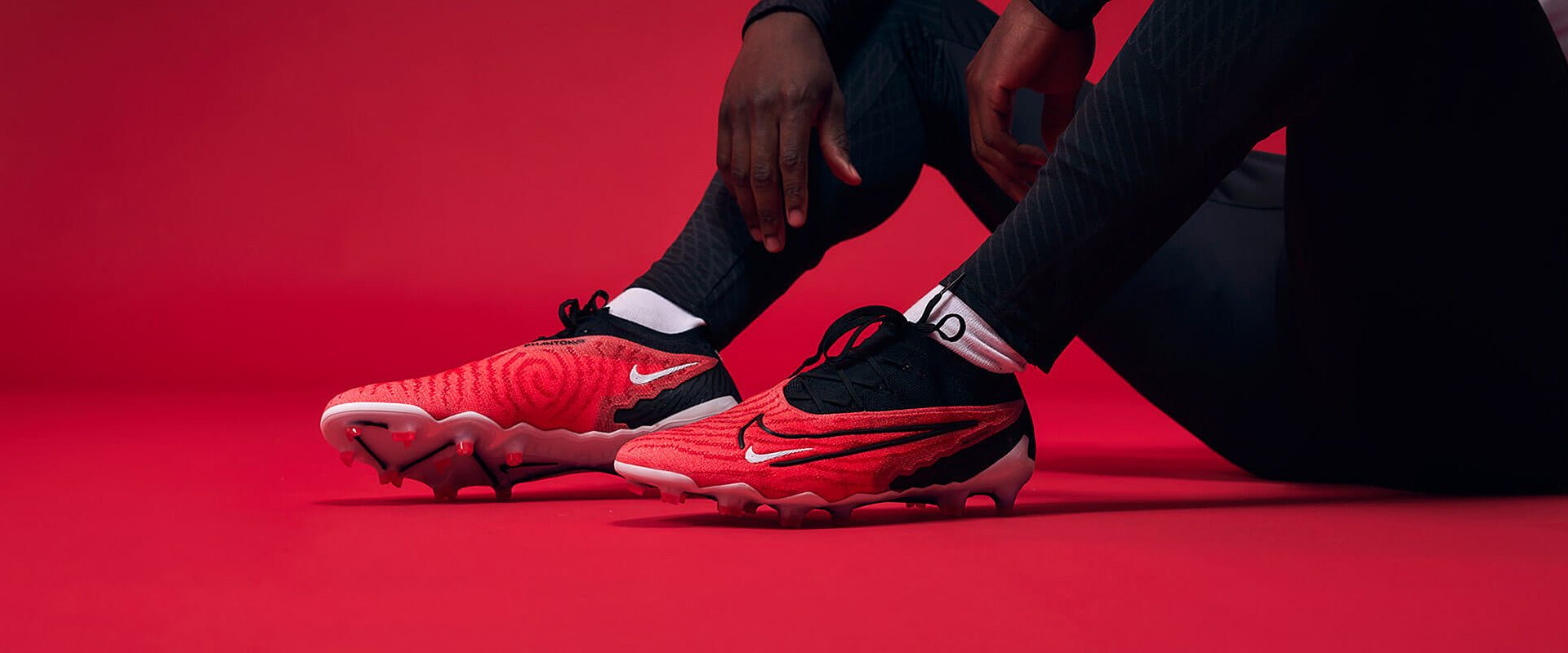 Nike Phantom サッカーシューズ レッド/ブラック Nike Phantom GX Elite FG - Bright Crimson/Black/White - Mens Boots