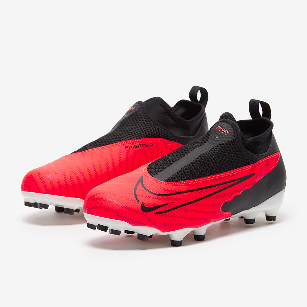 Nike Kids Phantom GX Academy DF FG/MG - Bright Crimson/Black/White