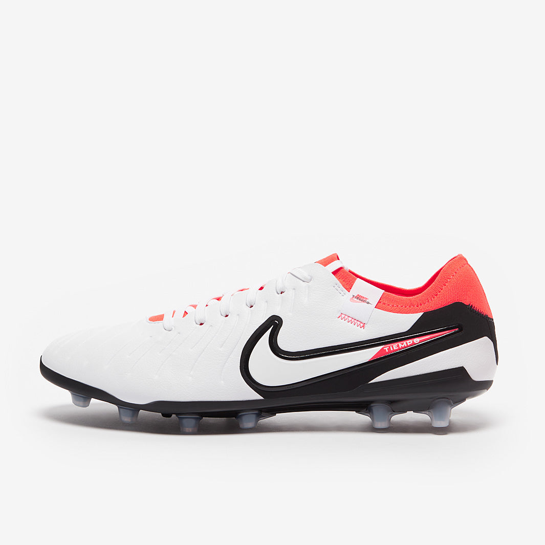 Nike Tiempo Legend X Pro AG - White/Black/Bright Crimson - Mens Boots