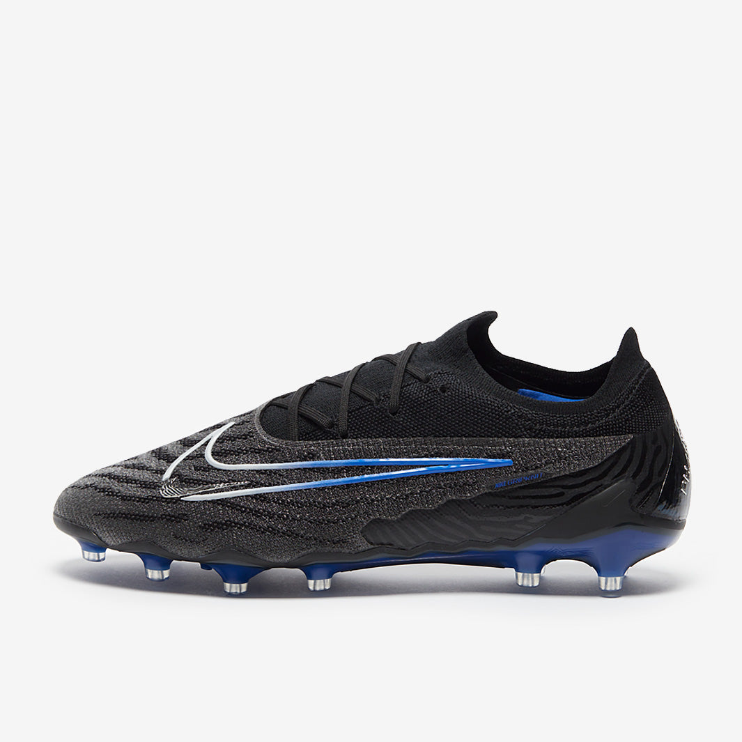 Nike Phantom GX Elite AG Pro - Black/Chrome/Hyper Royal - Mens Cleats