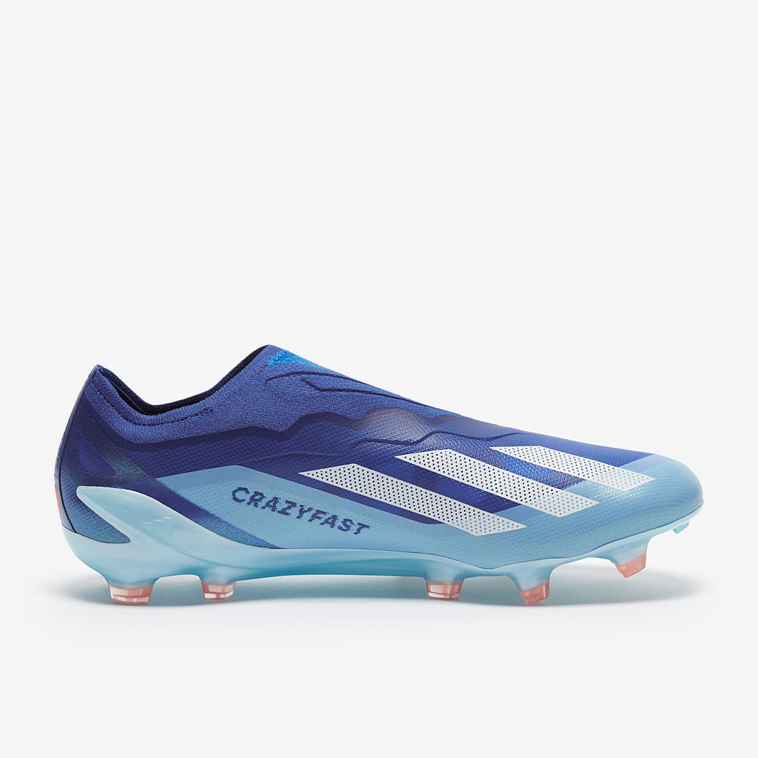 adidas X Crazyfast.1 Laceless FG - Bright Royal/White/Solar Red