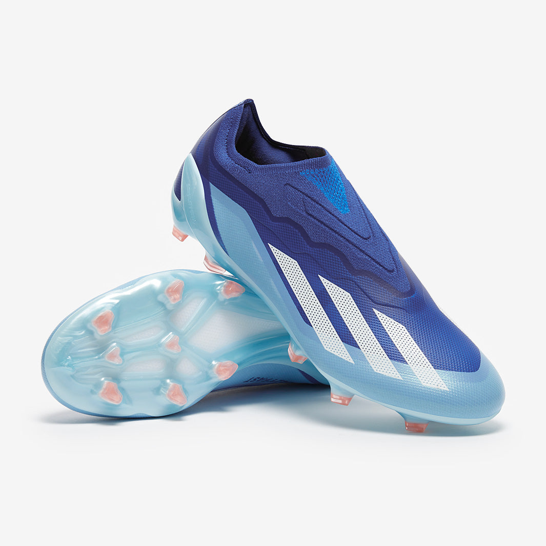 adidas X Crazyfast.1 Laceless FG - Bright Royal/White/Solar Red