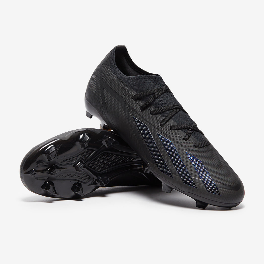 adidas X Crazyfast.2 FG - Core Black/Core Black/Core Black - Mens