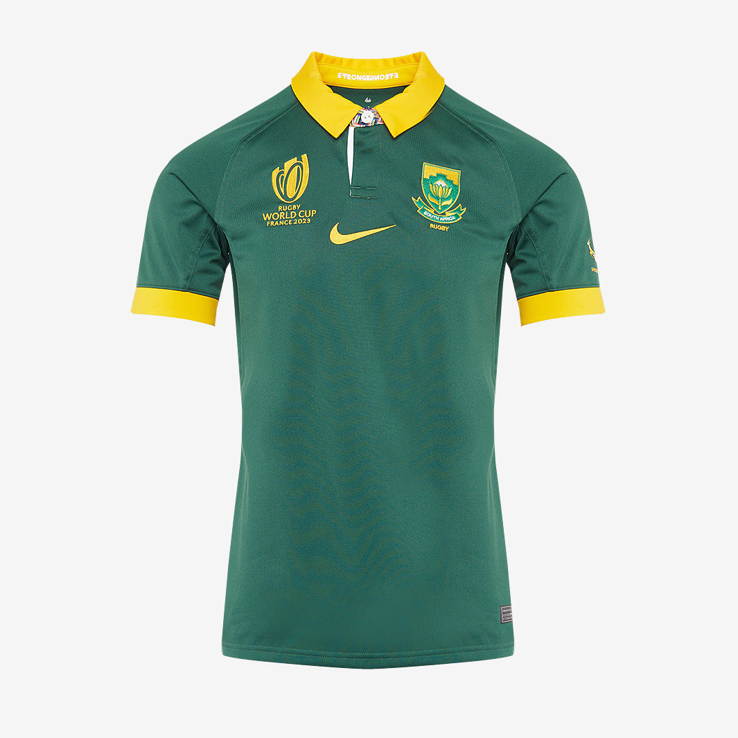 Nike Springboks RWC23 Stadium Home Shirt - Gorge Green - Mens Replica