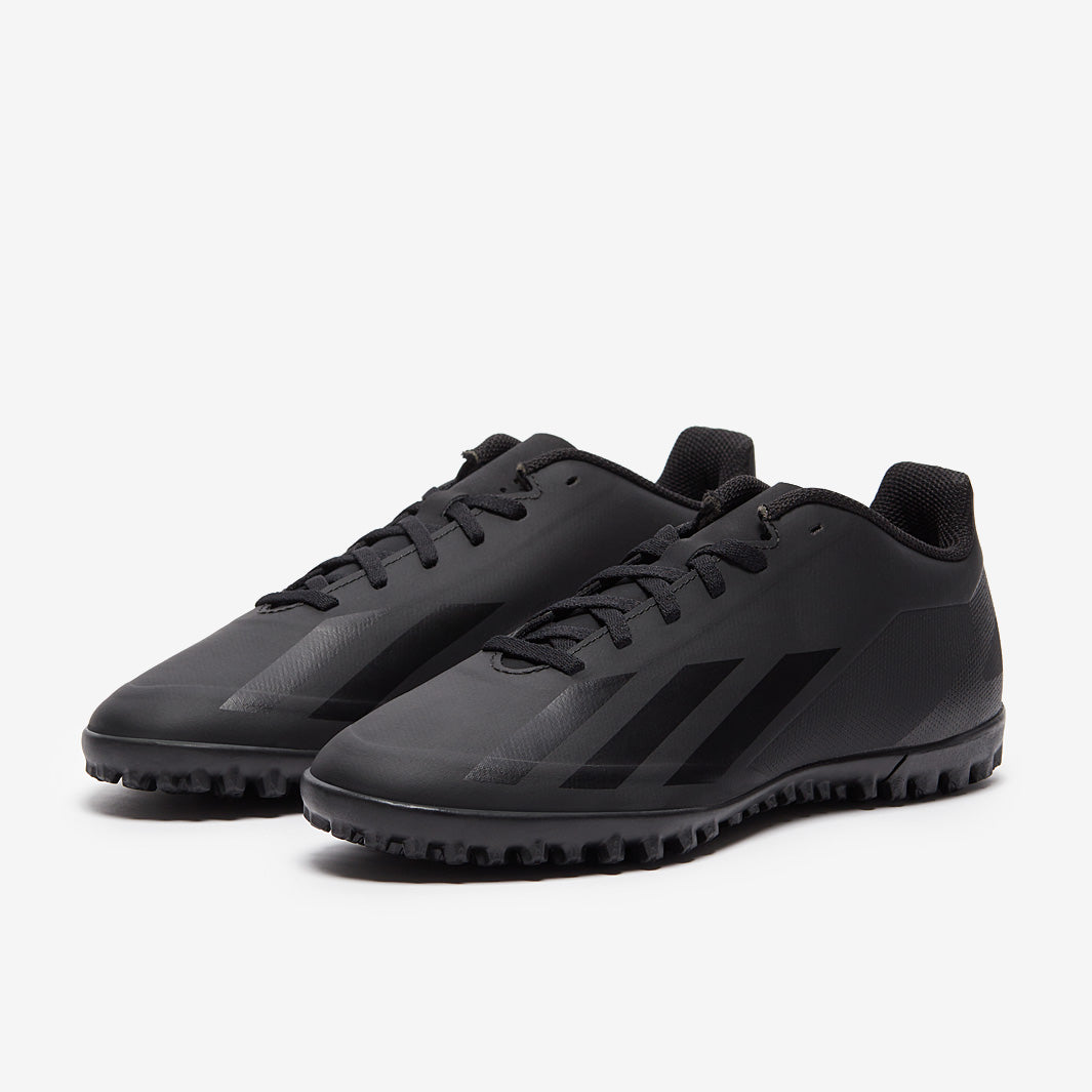 adidas X Crazyfast.4 TF - Core Black/Core Black/Core Black - Mens