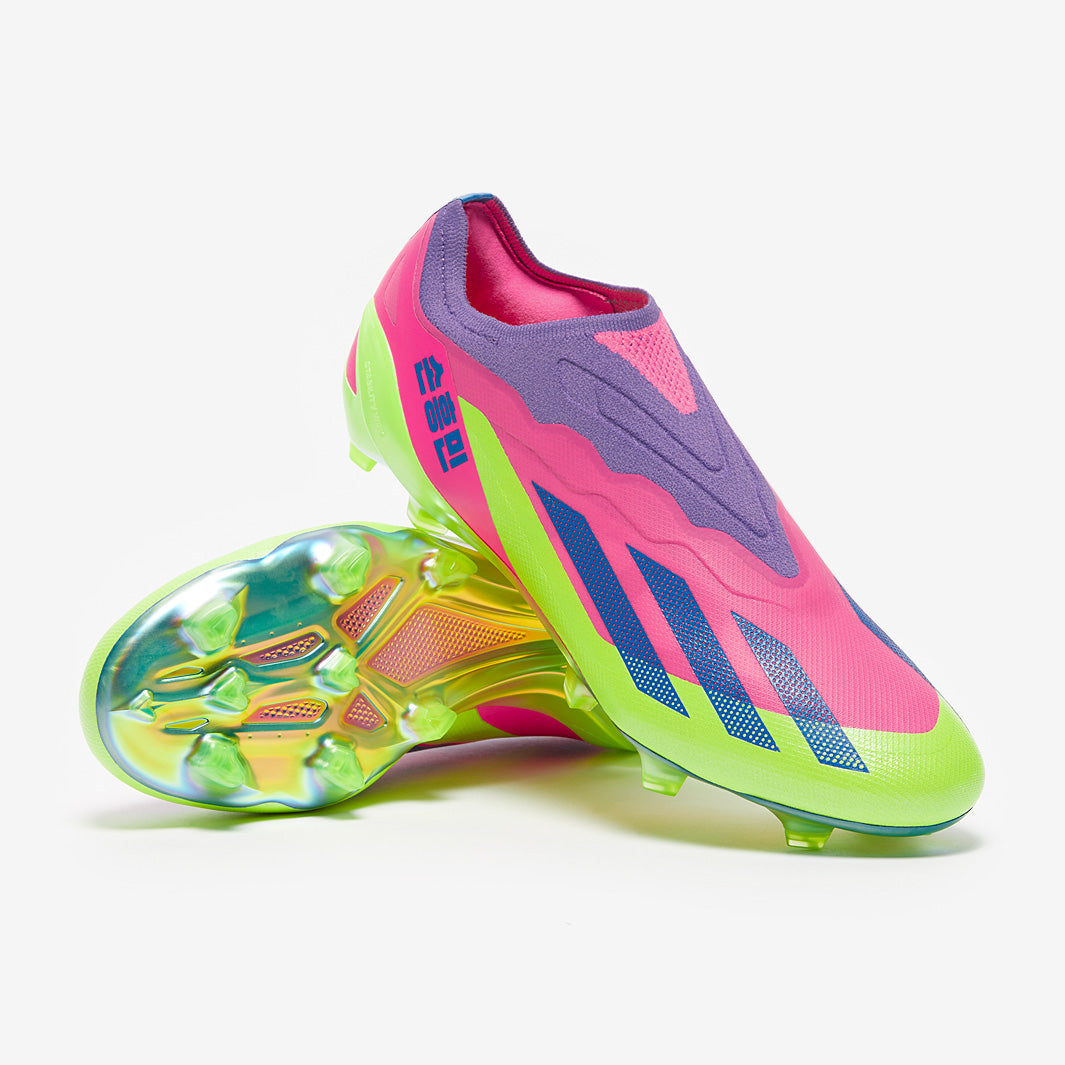 adidas X Crazyfast HMS.1 Laceless FG - Lucid Lemon/Bright Royal