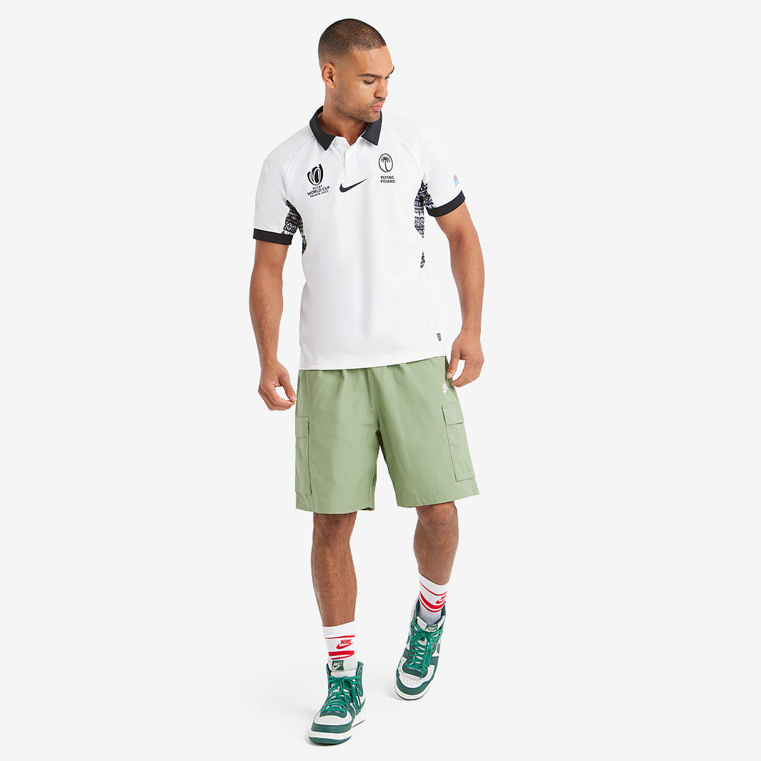 Nike Fiji RWC23 Stadium Home Shirt - White - Mens Replica