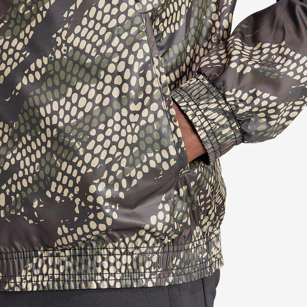 adidas Arsenal x Maharishi 23/24 Anthem Jacket - Black/Tengreen