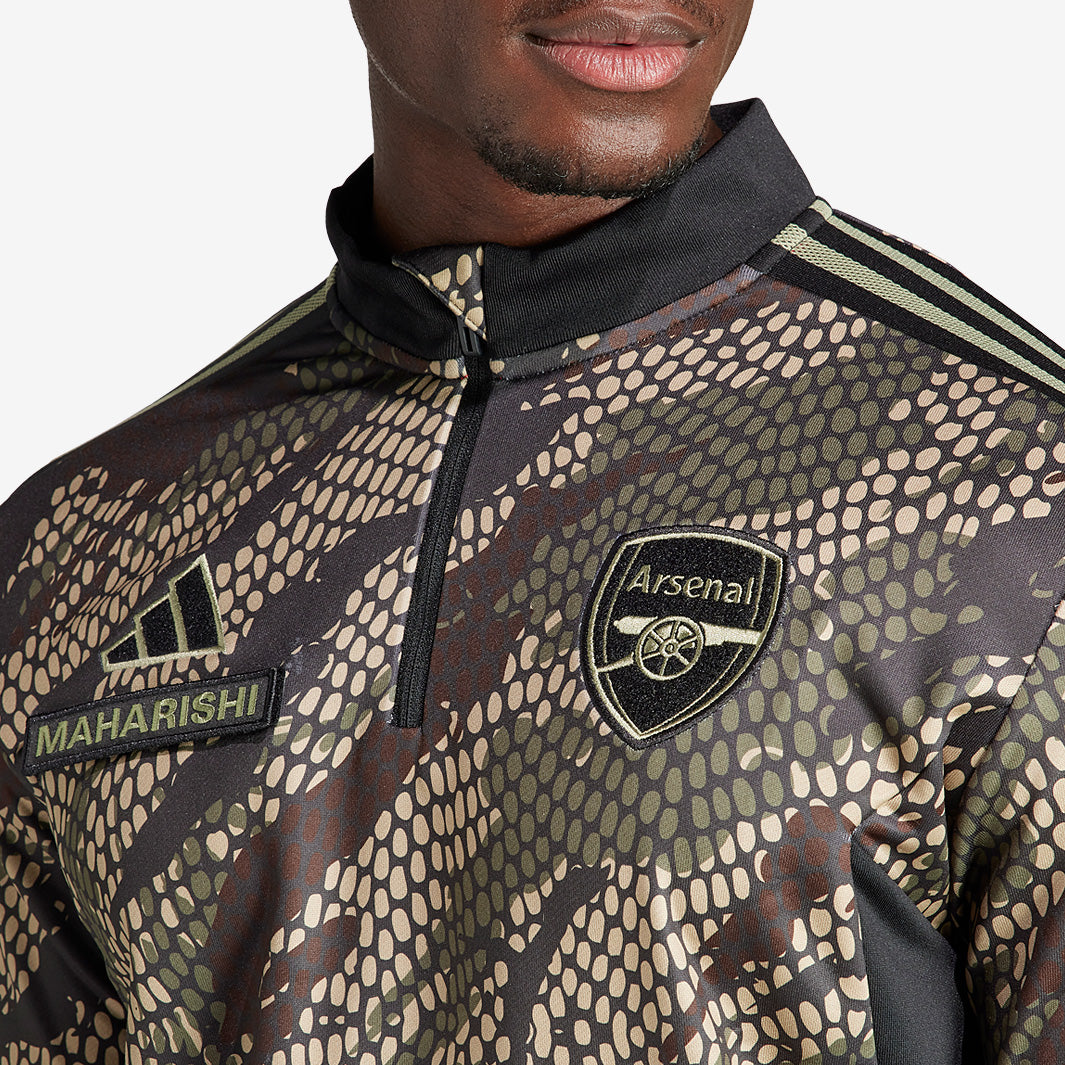 adidas Arsenal x Maharishi 23/24 Training Top - Mucoca/Black