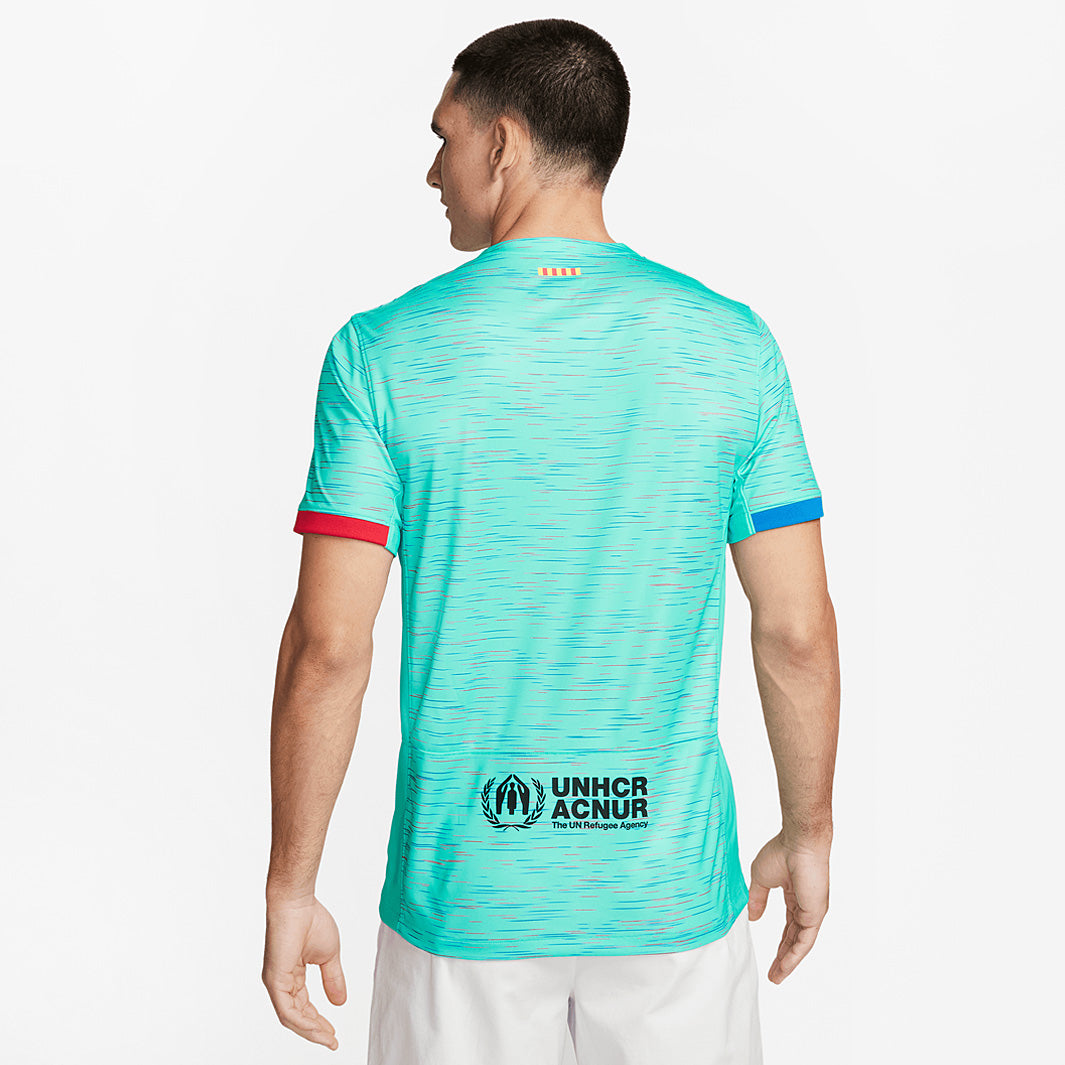 Nike FC Barcelona Dri-Fit Stadium Third SS Shirt - Light Aqua