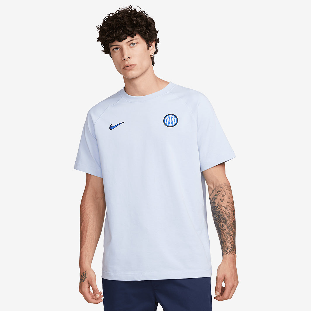 Nike Inter Milan 23/24 Travel SS Shirt - Light Marine/Lyon Blue