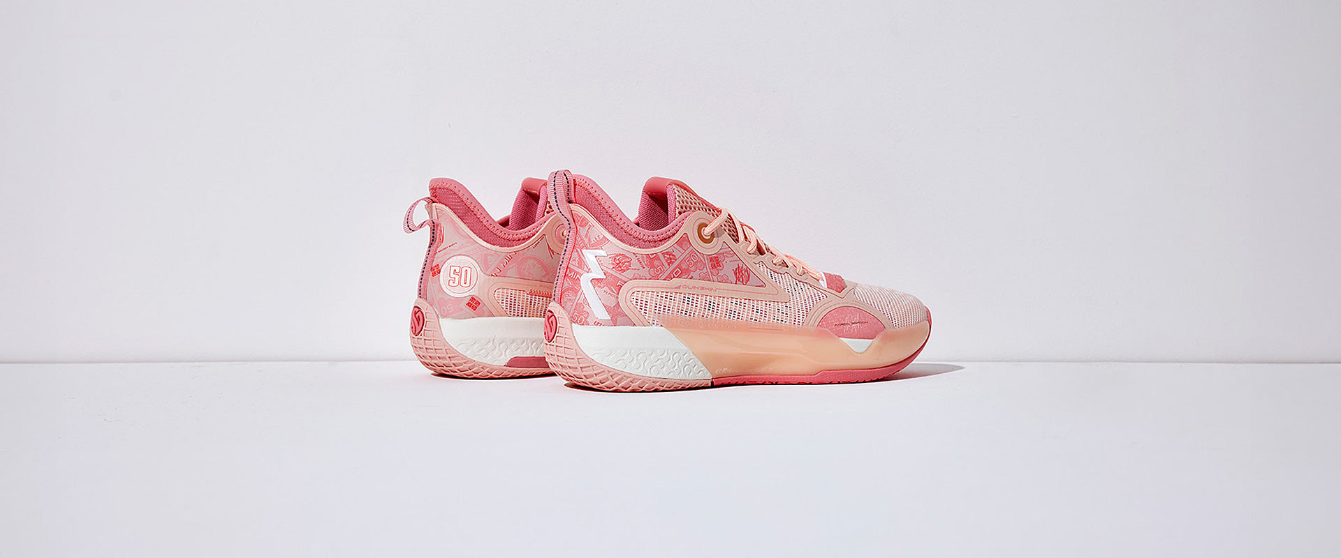 361 Degrees Zen 5.0 - Pink/Pink - Mens Shoes