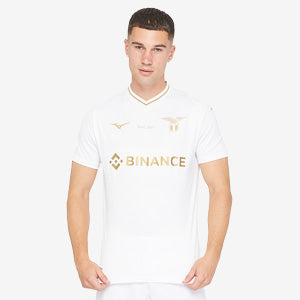 Mizuno Lazio 25/26 Away Shirt - White - Mens Replica